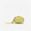 Yellow Oval Crystal Chain Clutch Bag Yellow Oval Crystal Chain Clutch Bag