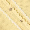 Yellow Pointelle Frill Cardigan