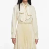 Yellow Satin Lace Midi Dress