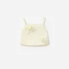 Yellow Satin Sequin Flower Top
