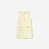 Yellow Taffeta Shift Dress