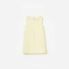 Yellow Taffeta Shift Dress