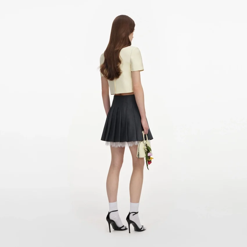 Yellow Taffeta Top Yellow Taffeta Top