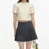 Yellow Taffeta Top Yellow Taffeta Top