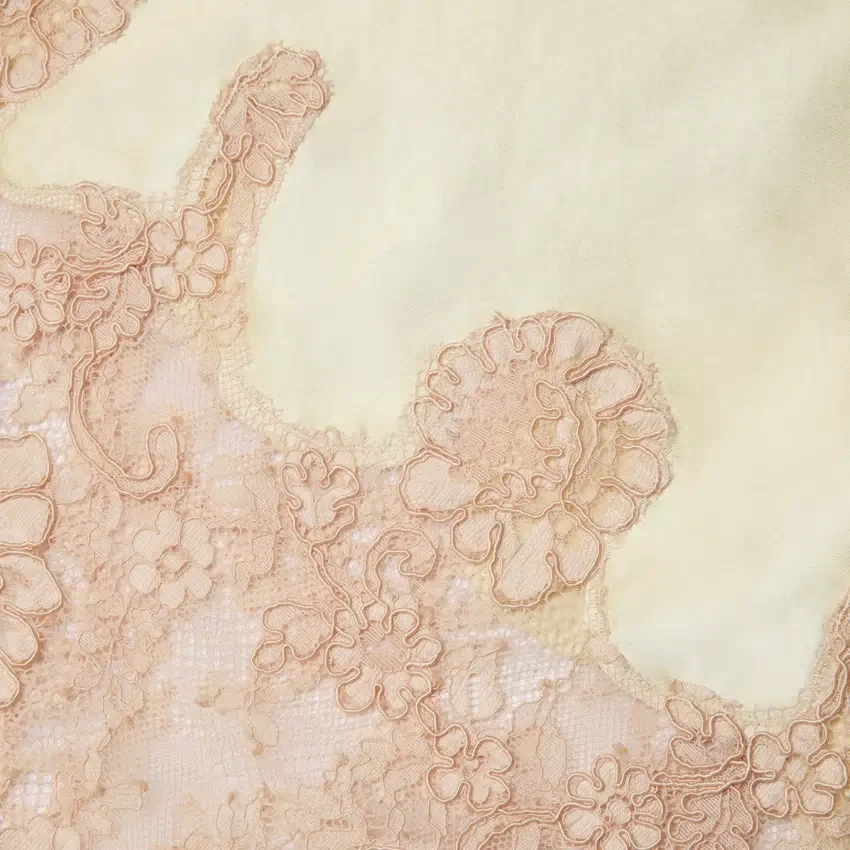 Yellow Viscose Lace Maxi Dress Yellow Viscose Lace Maxi Dress